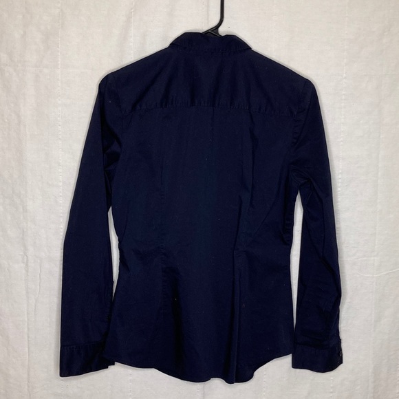 Basic navy blouse - Picture 4 of 4